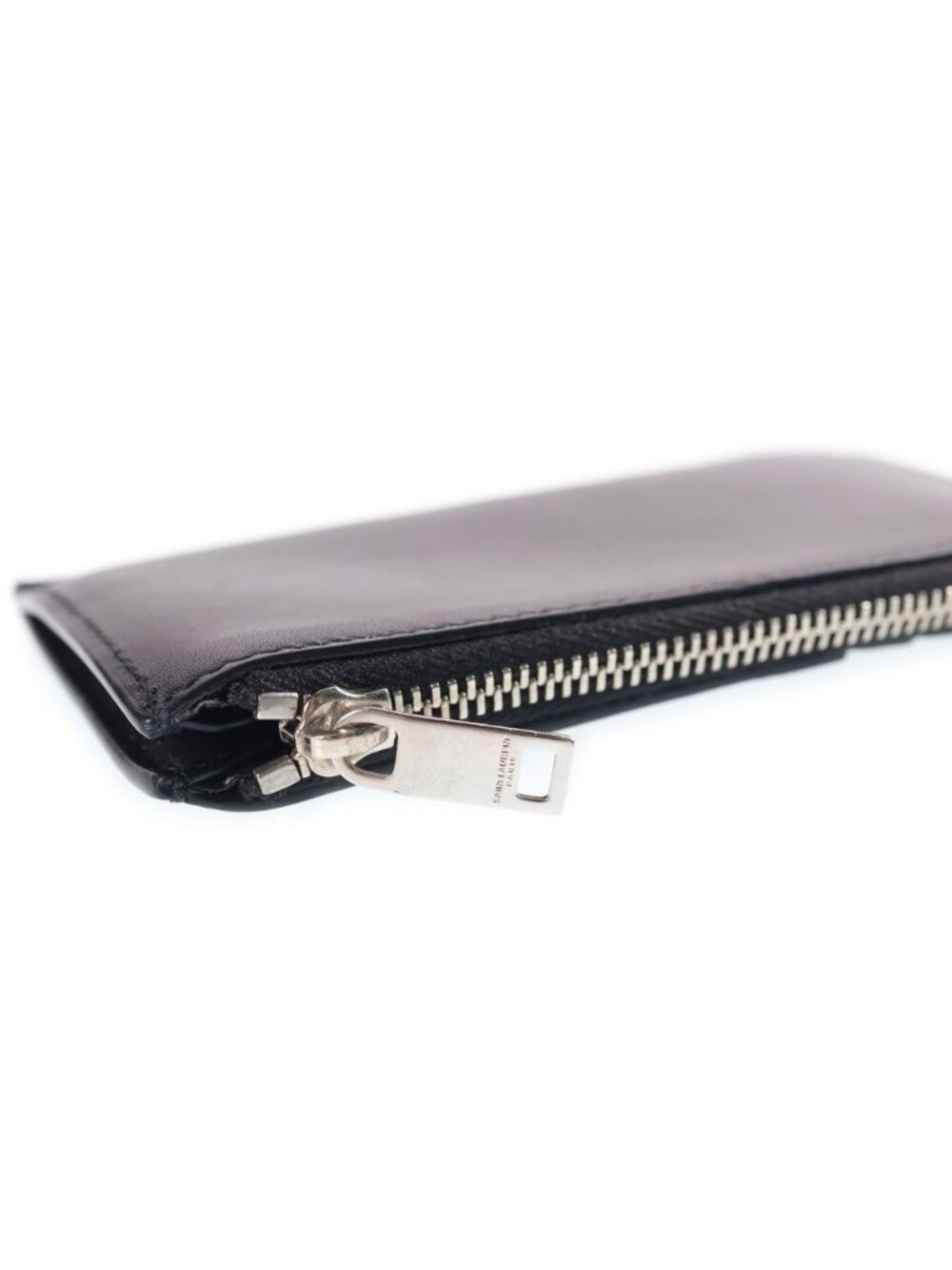 Saint Laurent Paris Round Zip Card Case Black - Picture 5 of 6